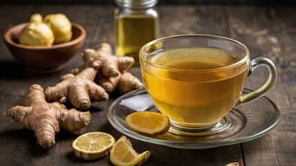 Tea with ginger