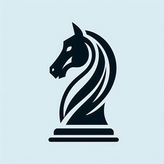 Strategic Chess Knight Icon for Intelligence