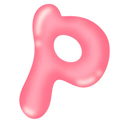 Pink letter z