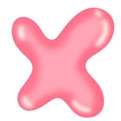 Pink letter z