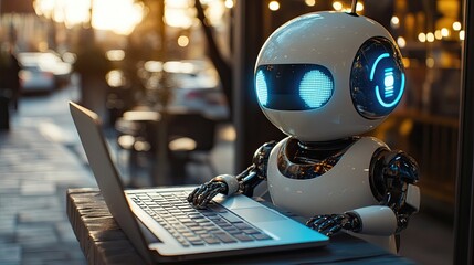 Marketing chatbots powered by AI offering real-time customer service, personalized product recommendations automated lead generation, transforming customer interactions on websites messaging platforms