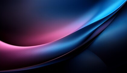 abstract art with soft gradient from black to blue and pink for modern design