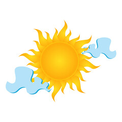sun and clouds