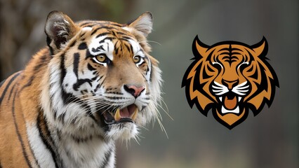 portrait of a bengal tiger