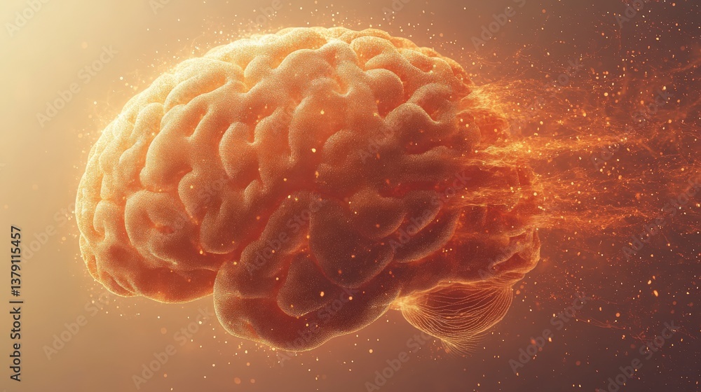 Poster disintegrating brain