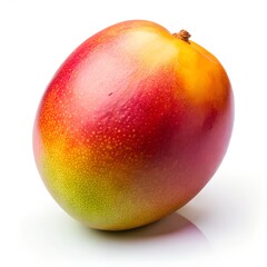 Obraz premium Fresh ripe mango isolated on white background