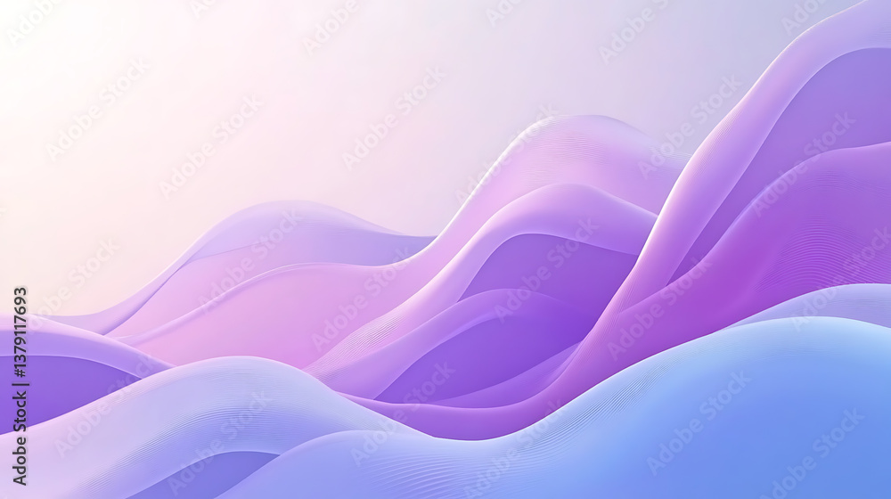 Poster blue swirls in the form of a funnel on a dark background 3d illustration
