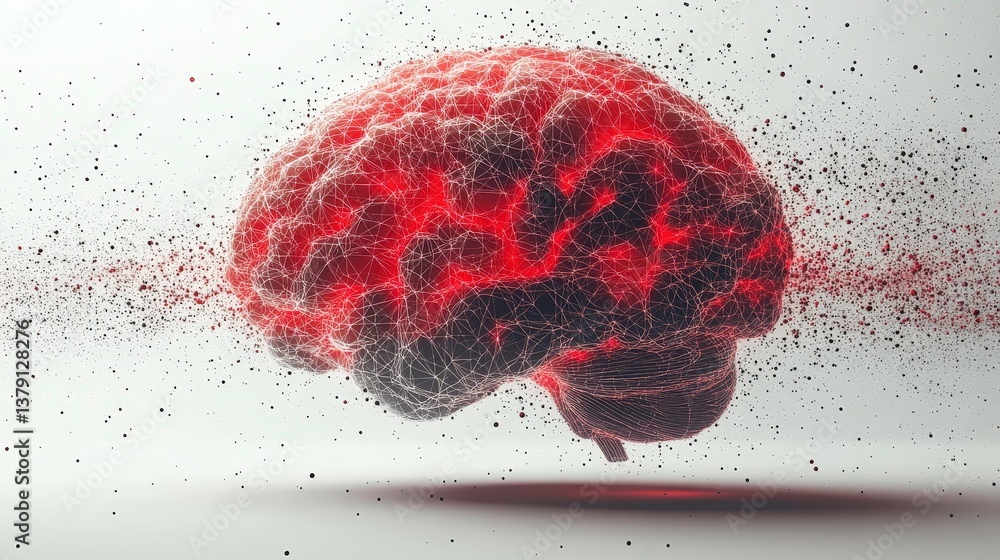 Poster disintegrating brain