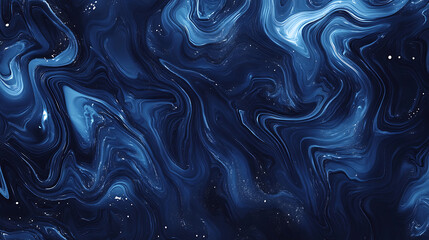 Obraz premium Navy blue abstract wavy background