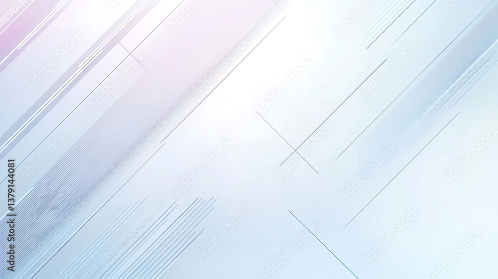 Leinwandbilder Clean and modern white background with subtle gradient and shading white backdrop for name card, minimal digital future technology concept, futuristic graphic design element, suit for cover, header