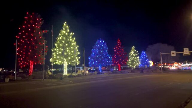 Williams Arizona Christmas Lights on Historic Route 66