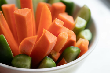 Healthy Food Concept, Organic vegetable, Green Oak and Red Oak