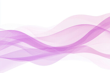 Fototapeta premium Pink wave on white background