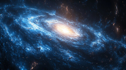 A cosmic scene depicting swirling galaxies, dark matter, and celestial beauty, symbolizing the mysteries of the universe, the vast unknown, and the endless journey of discovery in modern science.

