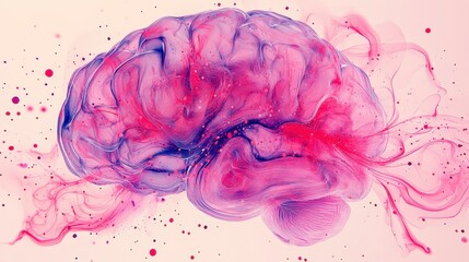 Fototapeta premium Abstract Brain Representation