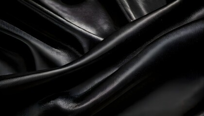 Smooth Black Velvet Texture