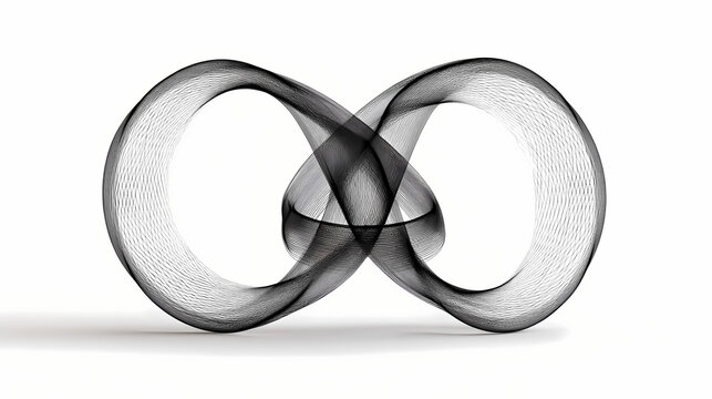 Two interlocking rings formed from curves and lines, symbolizing unity and partnership, with a bold modern design on a clean white background. Binding Sigils. Illustration
