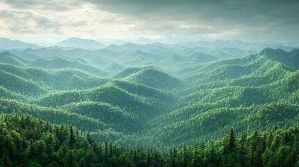 Fototapeta premium Explore the Beauty of Expansive Pine Forest Landscapes and Uncover the Secrets of Lush Greenery in Serene Natural Environments for Outdoor Enthusiasts