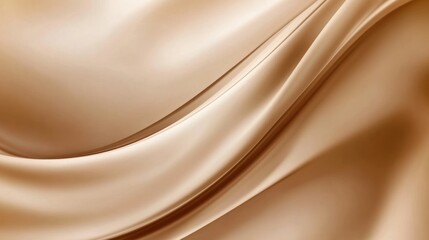 Abstract Brown Silk Swirls: A Luxurious Texture