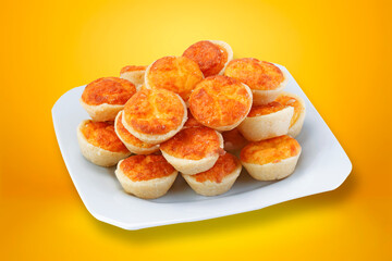 Empada Brazilian snack. cheese pie