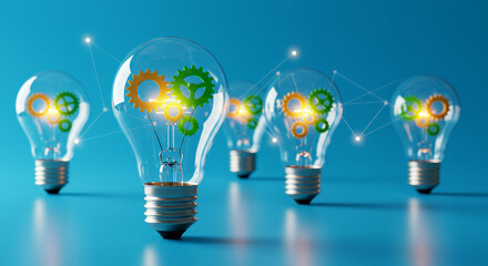  Ideas in Motion: Light Bulbs, Gears & Innovation ? Inspiring Concepts & Connected Solutions for Creative Thinking