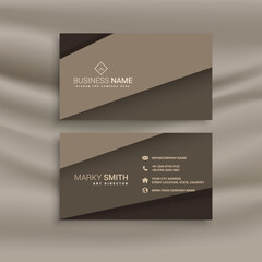 Fototapeta premium business card in geometric shape style