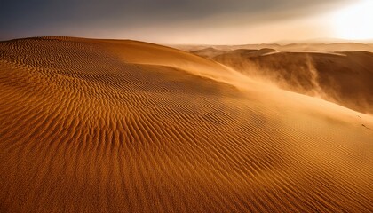 Naklejka premium golden sandstorm abstract textured background in earthy tones