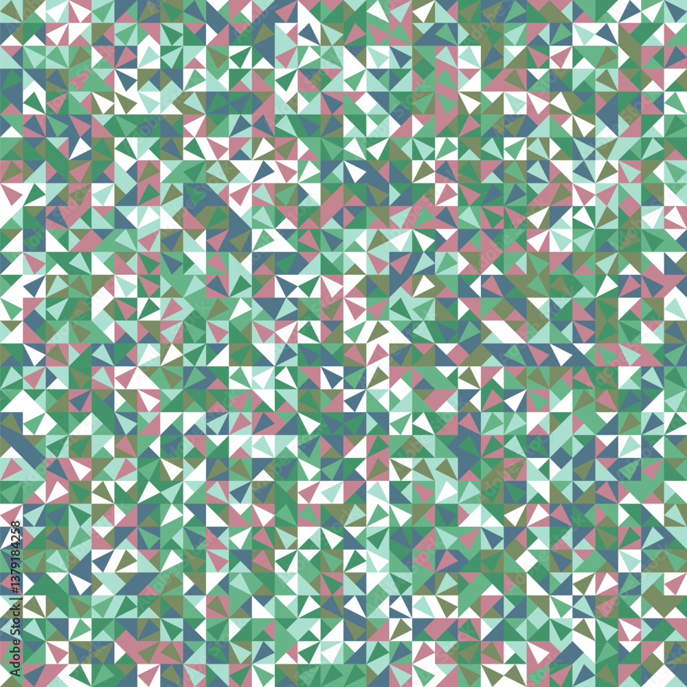 Poster random geometric pattern background - abstract colorful vector illustration from triangles