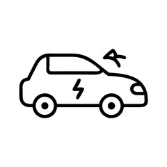 Naklejka premium The iconic electric car