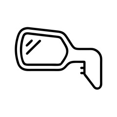 Side mirror icon