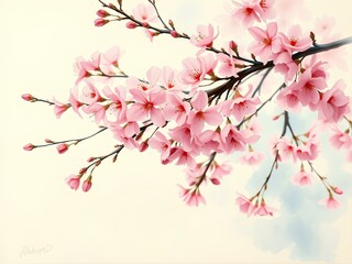 Fototapeta premium cherry blossom background