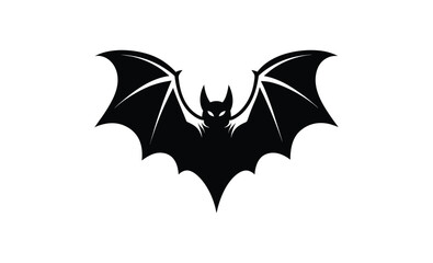 Fototapeta premium bat on white background silhouette