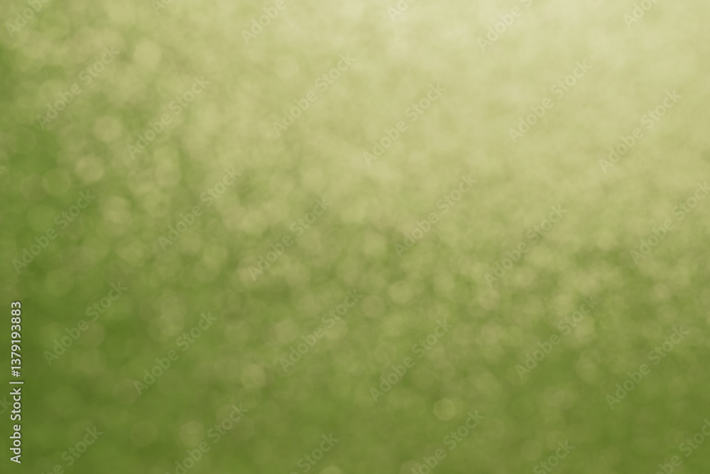 Poster abstract green background with soft bokeh effect