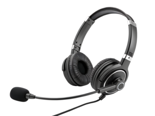 High quality headset with microphone for clear communication