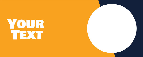 Vector geometric design banner web template.