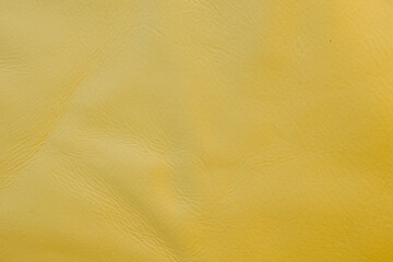 Textured Yellow Leather for Design and Background Use