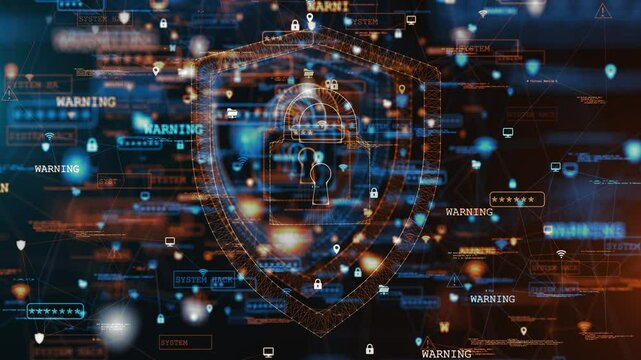Online Networks Data Security Firewall Antivirus Cybercrime Threats