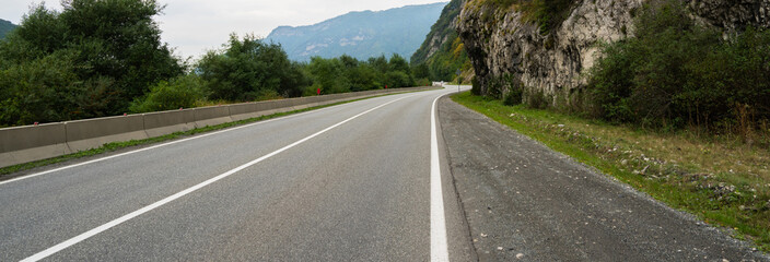 Winding Path: A Road Through the Majestic Mountains