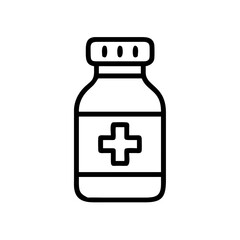 Obraz premium Medical MRI Machine Outline Design on White Background 