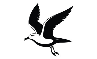 crested caracara bird silhouette