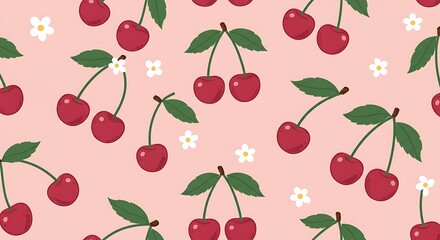 Cherry Blossom Blush AI Generated