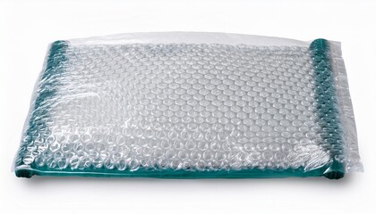 sheet of bubble wrap isolated on transparent white background