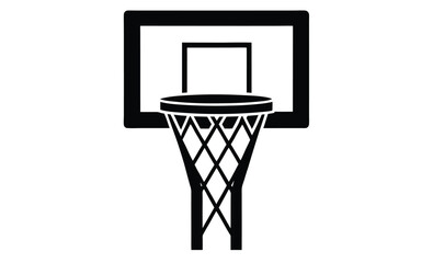 Basketball Hoop vector silhouette