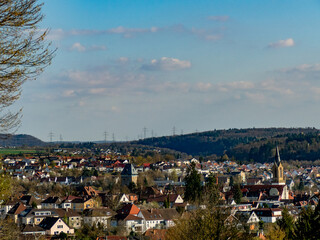Blick auf die Melanchthonstadt Bretten