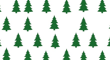 Fototapeta premium Emerald Evergreen Repeat AI Generated