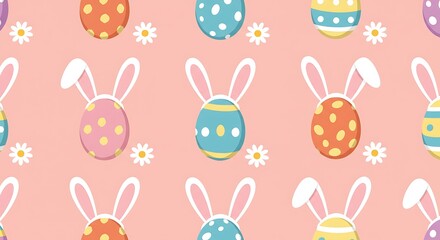 Pastel Springtime Bunnies AI Generated