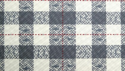 Fototapeta premium Subtle grey and white glen plaid, endless repeat, seamless, modern