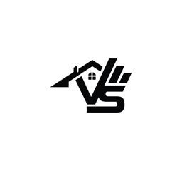 vs  real estate logo design