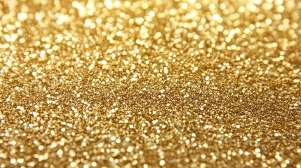 Golden Glitter Sparkle Background Texture