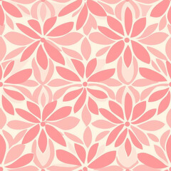 Obraz premium A serene abstract backdrop adorned with delicate pink flowers, perfect for a clean and calming aesthetic.